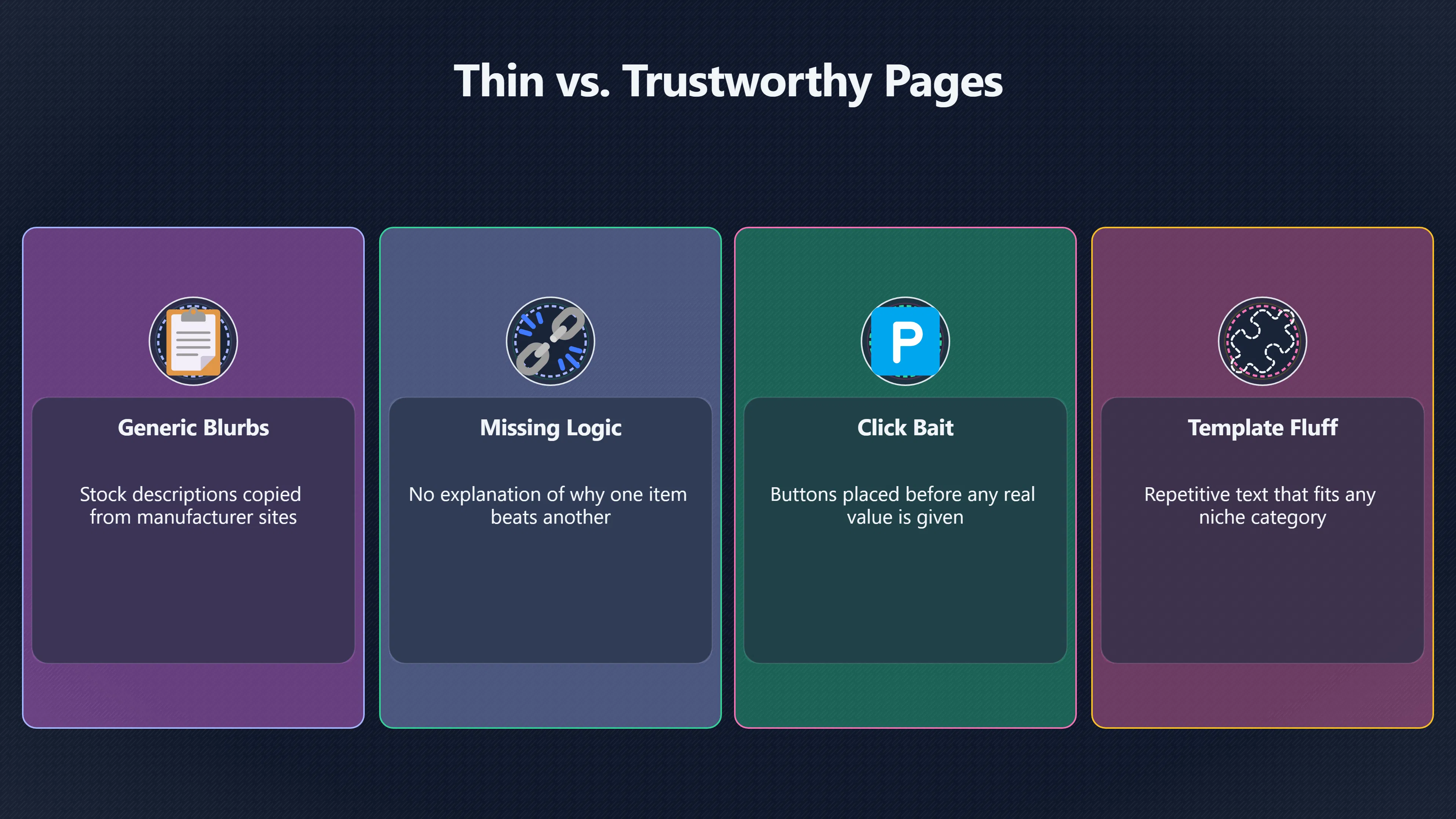 Overview image for Why thin best of pages lose trust | Best Lists