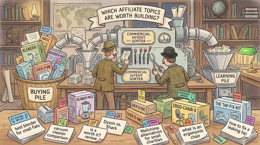 Overview image for Which Affiliate Topics Are Worth Building? | Affiliate Engines
