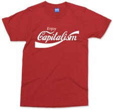Listing image for Enjoy Capitalism T-shirt Funny Politics Entrepreneur Capitalist Tee Unisex Top