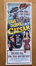Listing image for 'HIGH SCHOOL CAESAR' * FILM POSTER * B-MOVIE ROCKABILLY CLASSIC!