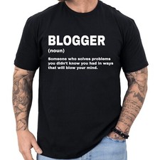 Listing image for Blogger Definition T-shirt Funny Blogger Gifts Profession Shirt Men & Women