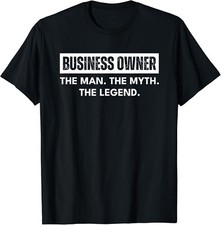 Listing image for Business Owner Distressed CEO Entrepreneur Man Myth Legend Gift Unisex T-Shirt