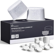 Listing image for Espresso Cleaning Kits for Breville Machines, Includes 40 Cleaning Tablets and 6