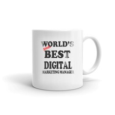 Listing image for World's 2nd Best Digital Marketing Manager Coffee Tea Mug for Digital Strategist