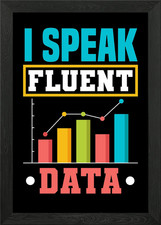 Listing image for Data Analytics Data Framed Wall Art Poster Canvas Print Picture