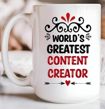 Listing image for World's Greatest Content Creator - 15oz Coffee Mug