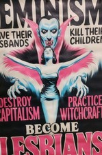 Listing image for Stark Old Style Feminism Canvas Poster. See Details. UK Rural Seller UK uputb