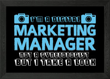 Listing image for Digital Marketing Joke SEO Framed Wall Art Poster Canvas Print Picture