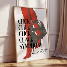 Listing image for Raye Click Clack Symphony Art Print Poster, This Music May Contain Hope Poster