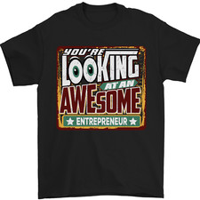 Listing image for Youre Looking at an Awesome Entrepreneur Mens T-Shirt 100% Cotton